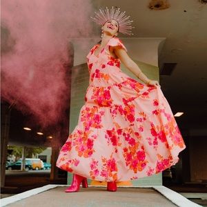 Buddy Love - pink flowy dress